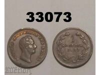 Baden 1 kreuzer 1833 Germania
