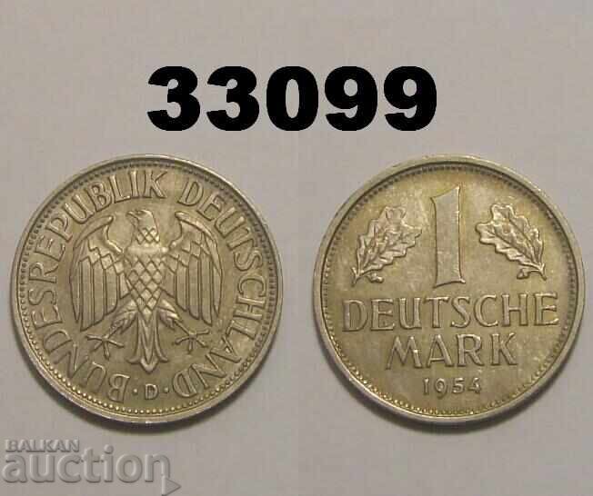 RFG Germania 1 marcă 1954 D