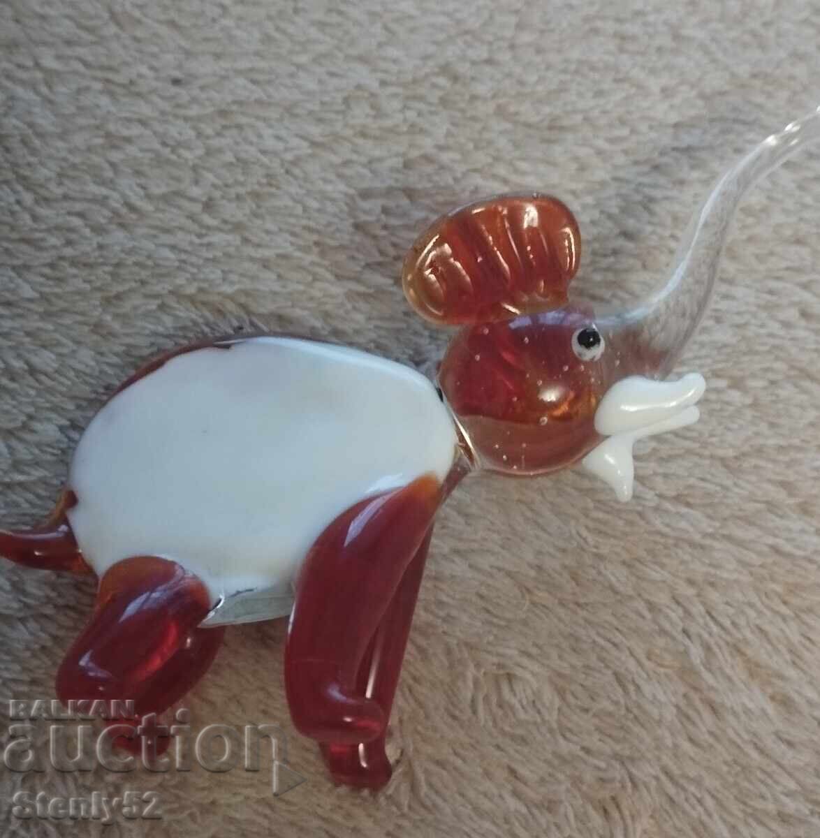 Crystal colored elephant with price € 10.00 | 19.56 BGN
