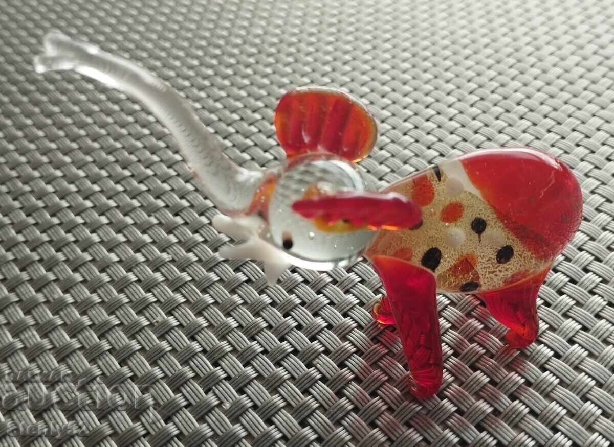 Crystal colored elephant