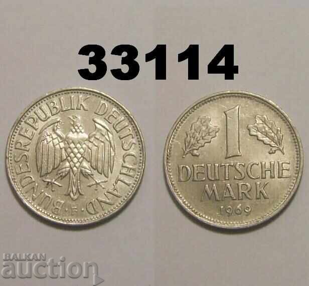 ΟΔΓ Γερμανία 1 μάρκο 1969 F