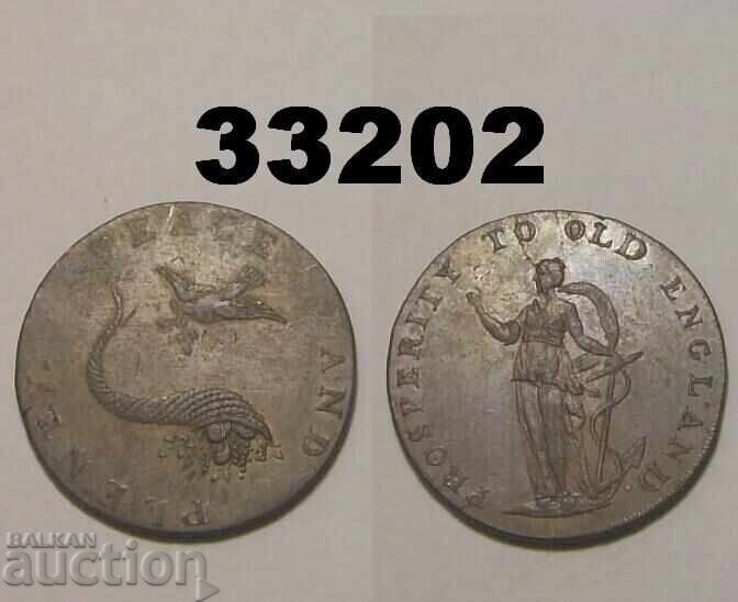 Norfolk Norwich 1/2 penny περ. 1790-95 Αγγλία Norfolk Norwich 1/2 penny περ. 1790-95 Αγγλία