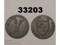 Marea Britanie Flourish Edinburgh 1/2 Penny 1796 Scoția