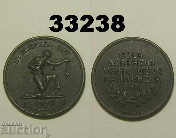 Germany Medal In Eiserner Zeit 1916 Germany Medal In Eiserner Zeit 1916