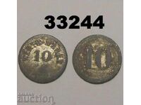 Γερμανία 10 pfennig Werth-Marke μάρκα/μάρκα αξίας