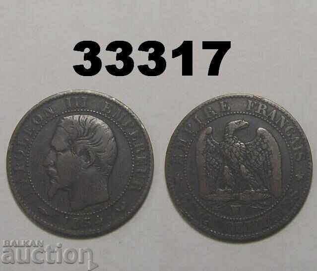 France 5 centimes 1854 W