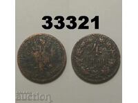 Austria 4 Kreuzer 1861 A