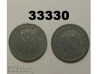 Германия 10 пфенига 1941 A свастика