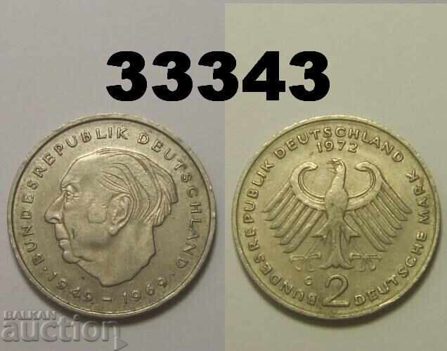 RFG Germania 2 mărci 1972 G RFG Germania 2 mărci 1972 G