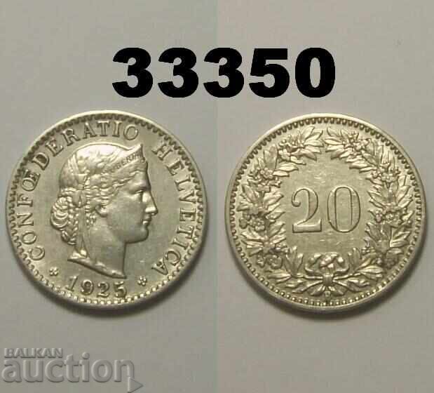 Elveția 20 Rapen 1925