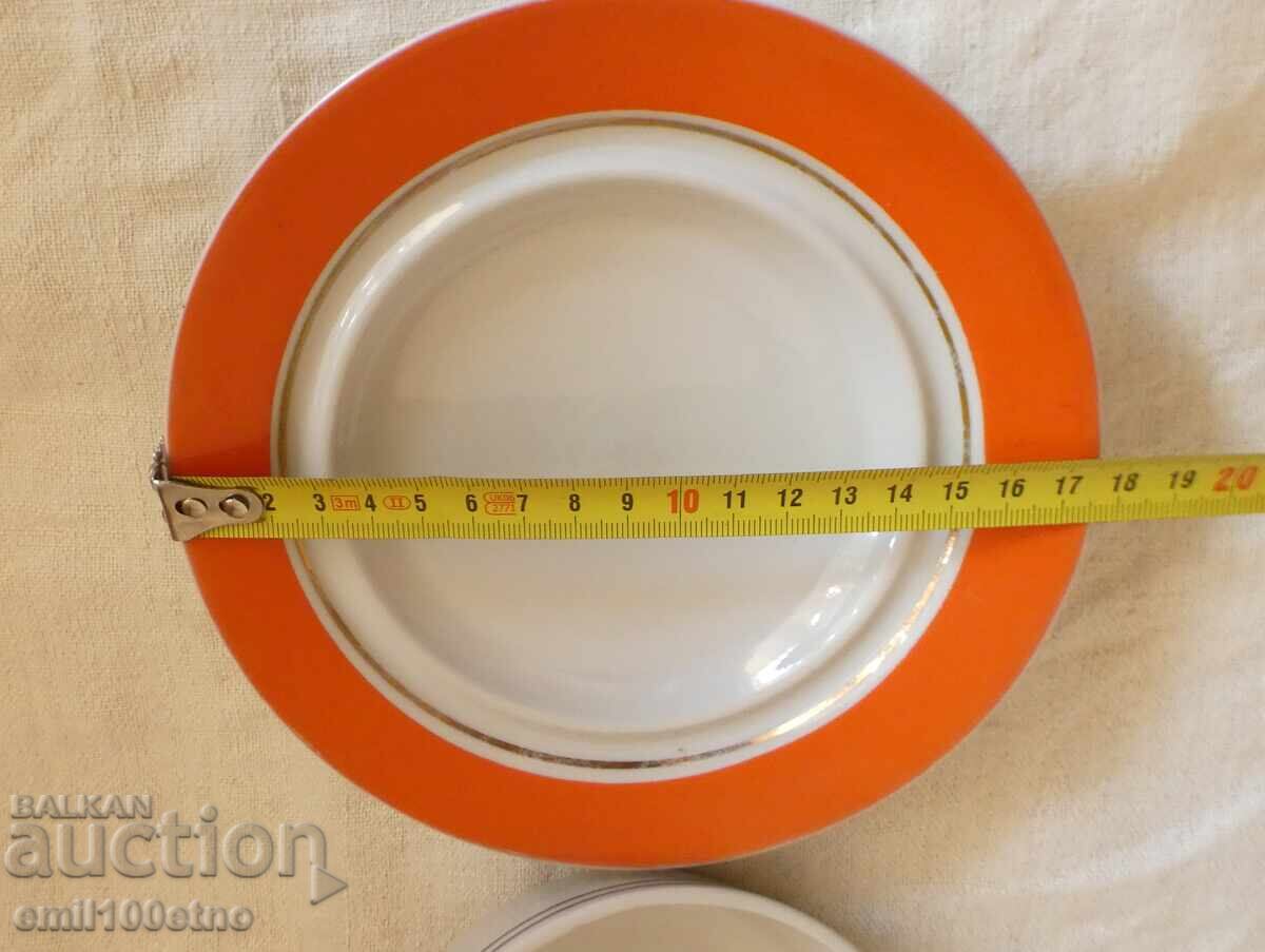 Cutie pentru unt sau brânză porțelan vechi URSS - 6 Cutie pentru unt sau brânză porțelan vechi URSS - 6