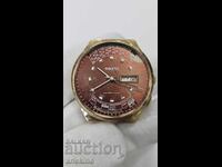 Rare USSR Russian Mechanical Watch "RAKETA - Calendar"