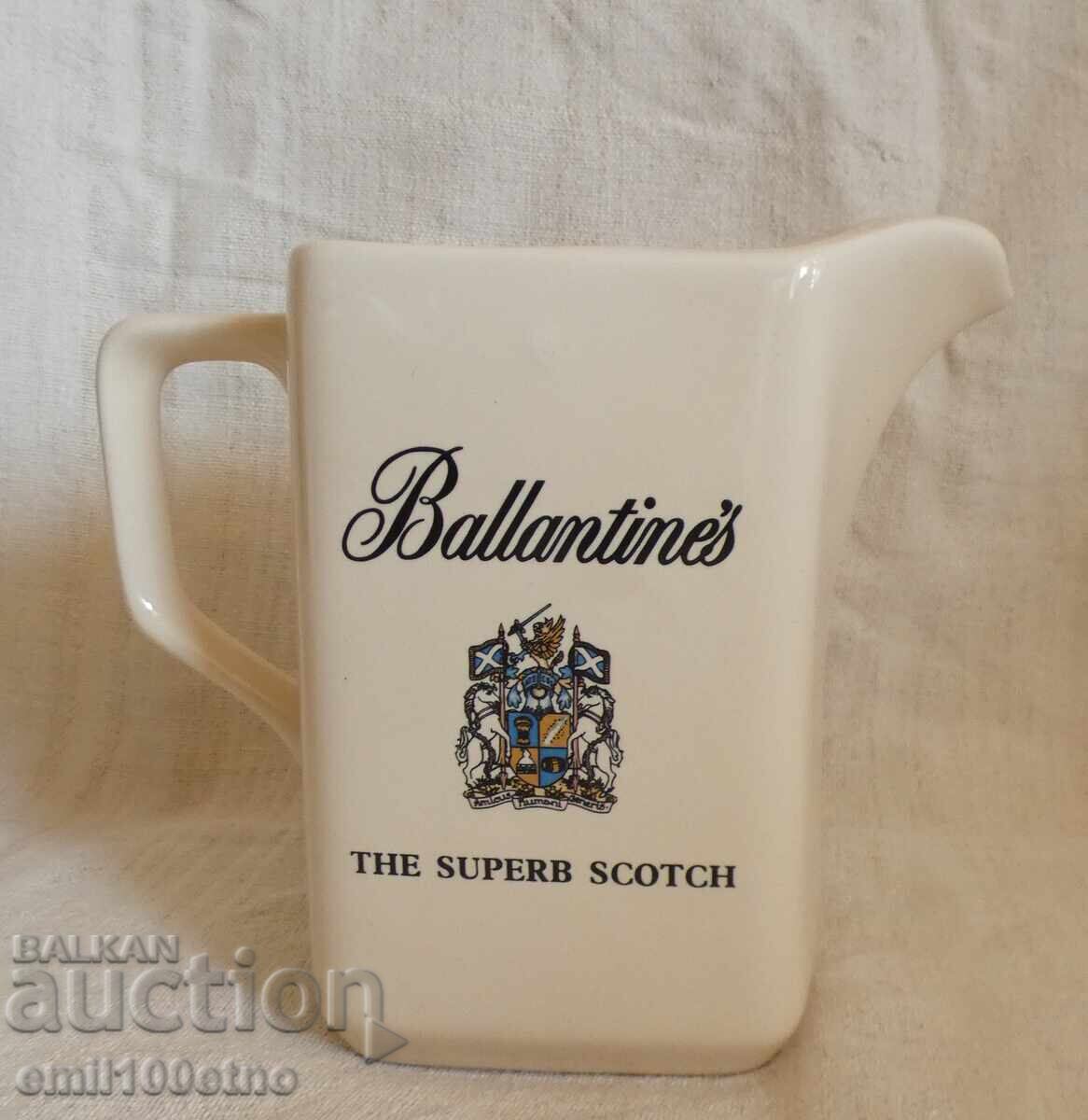 Κανάτα ουίσκι Ballantine's από πορσελάνη Αγγλίας με τιμή € 18.00 | 35.21 BGN
