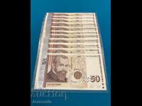 50 LEVA - 2006 11 bucăți UNC