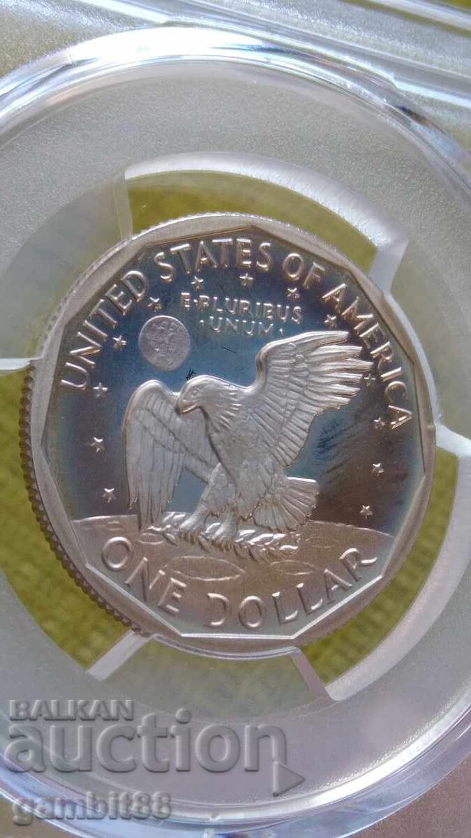 1 dolar 1981 S SUA Susan B. Anthony - Gradat PR67DCAM PCGS cu preț € 0.01 | 0.02 BGN