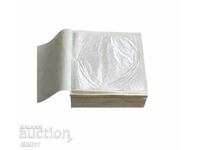 100 pcs. Silver Foil Varak 8x8 cm.