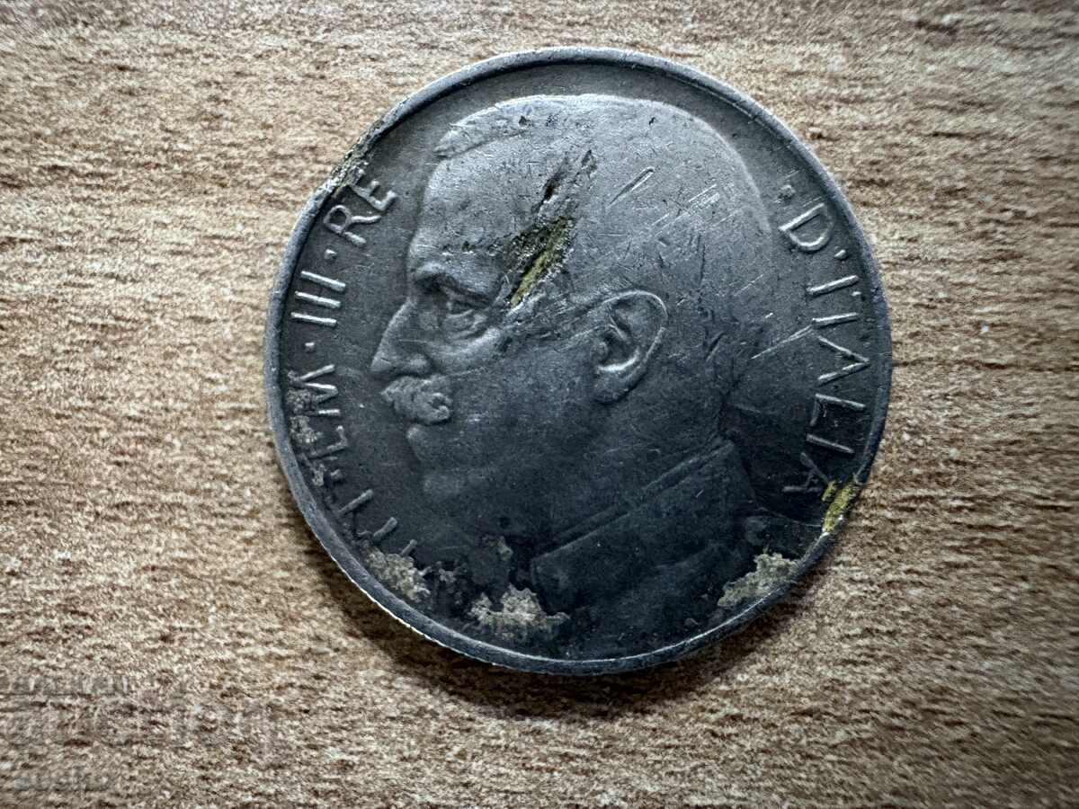 Italia - 50 centesimi (1920) - margine zimțată cu preț € 1.50 | 2.93 BGN