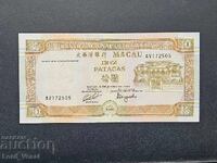 Макао  10 патаки (Banco Nacional Ultramarino) 1991* UNC
