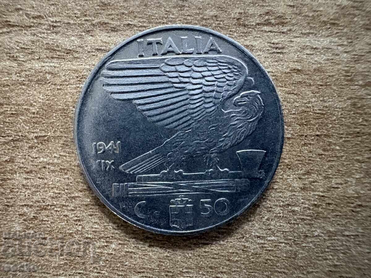Italia - 50 de centesimi (1941)