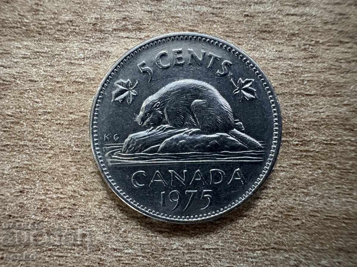 Canada - 5 cenți (1975)