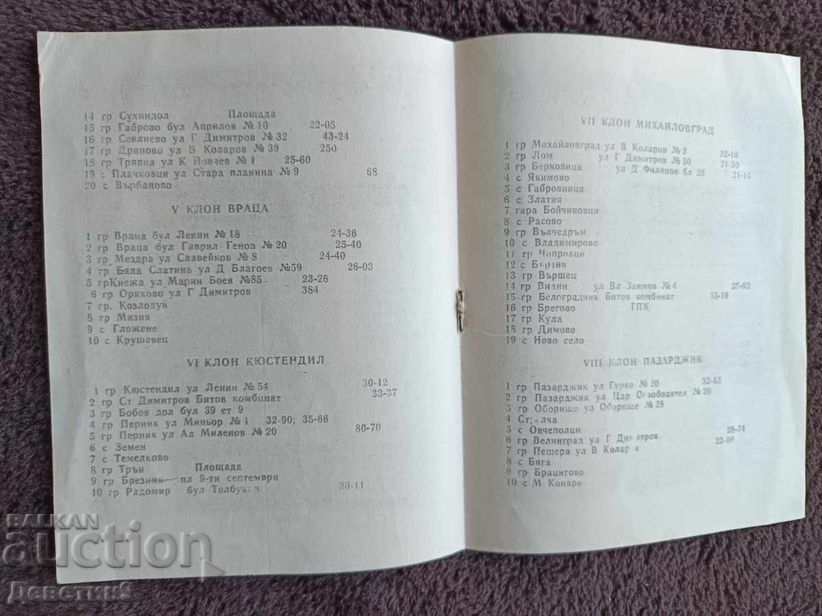 Δημοπρασία TV priemnik "Tsarevets" - Garantsionna karta 1981 g Δημοπρασία TV priemnik "Tsarevets" - Garantsionna karta 1981 g