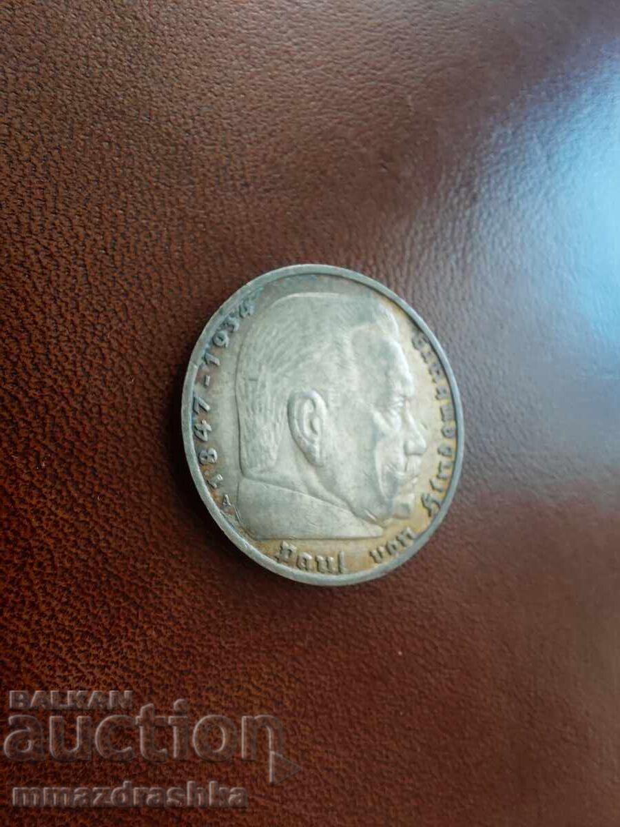 5 Reichsmark 1938 Argint - 5