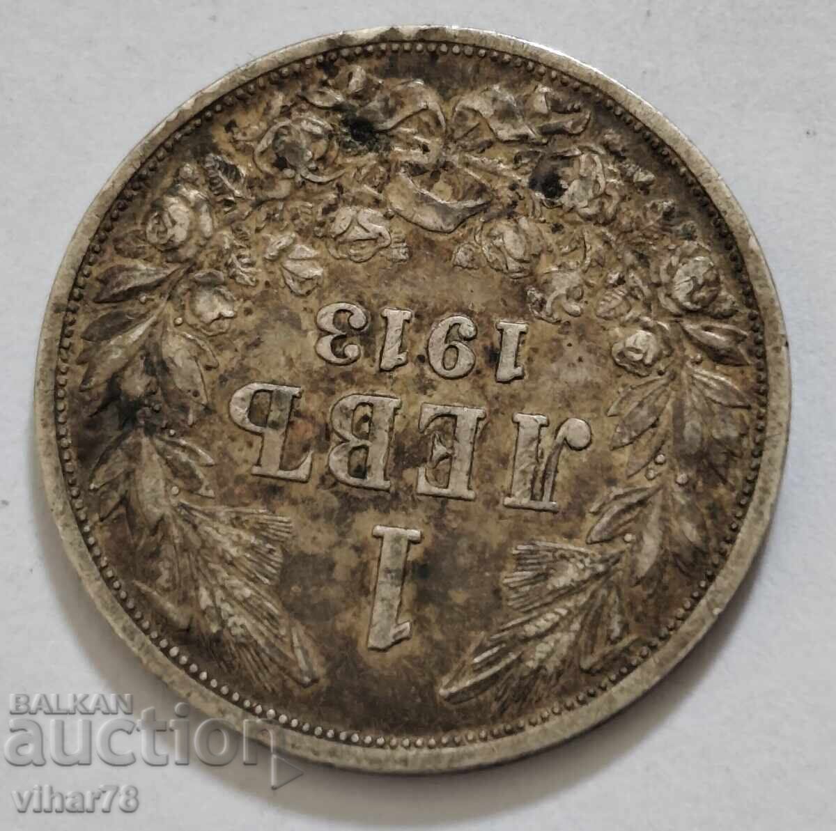 Licitație MONEDĂ DE ARGINT DE 1 LEU 1913