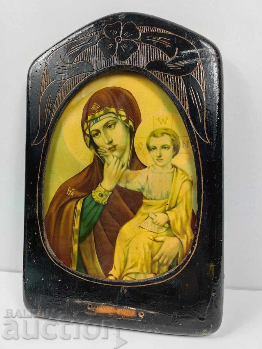 LITOGRAFIE ICONĂ ÎNRAMATĂ VECHE cu preț € 29.00 | 56.72 BGN LITOGRAFIE ICONĂ ÎNRAMATĂ VECHE cu preț € 29.00 | 56.72 BGN