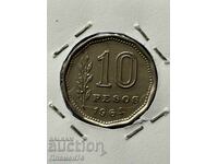 10 песос 1964 Аржентина