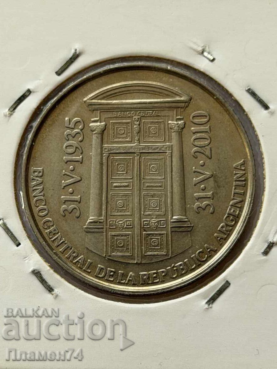 2 πέσος 2010 Αργεντινή Κεντρική Τράπεζα της Αργεντινής με τιμή € 6.00 | 11.74 BGN