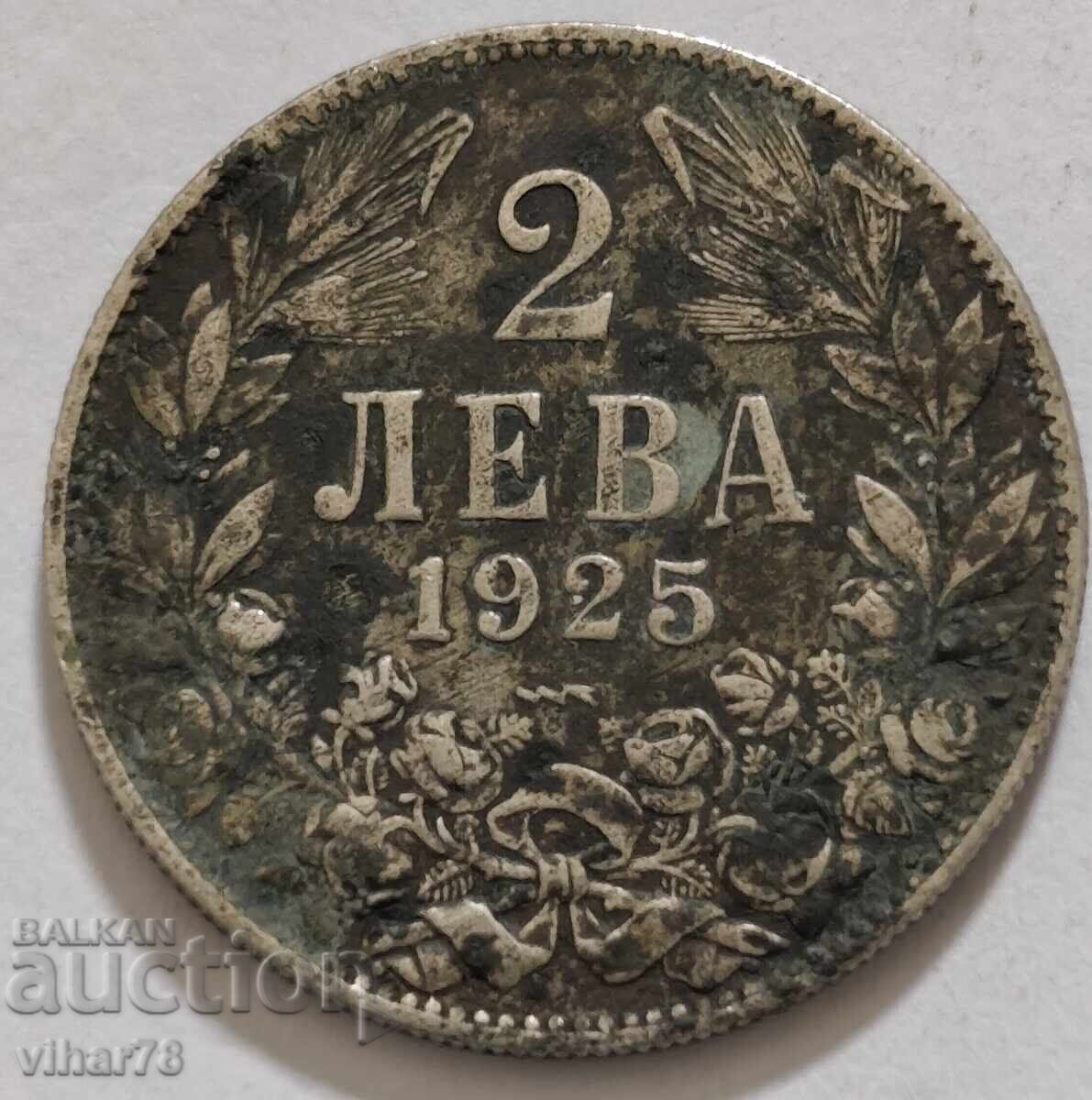 MONEDĂ 2 leva 1925
