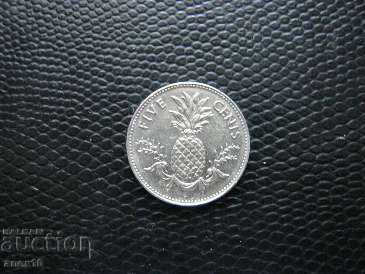 Bahamas 5 cenți 2000 p