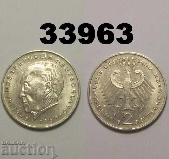 RFG Germania 2 mărci 1969 G