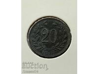 20 heller 1918 Αυστρία