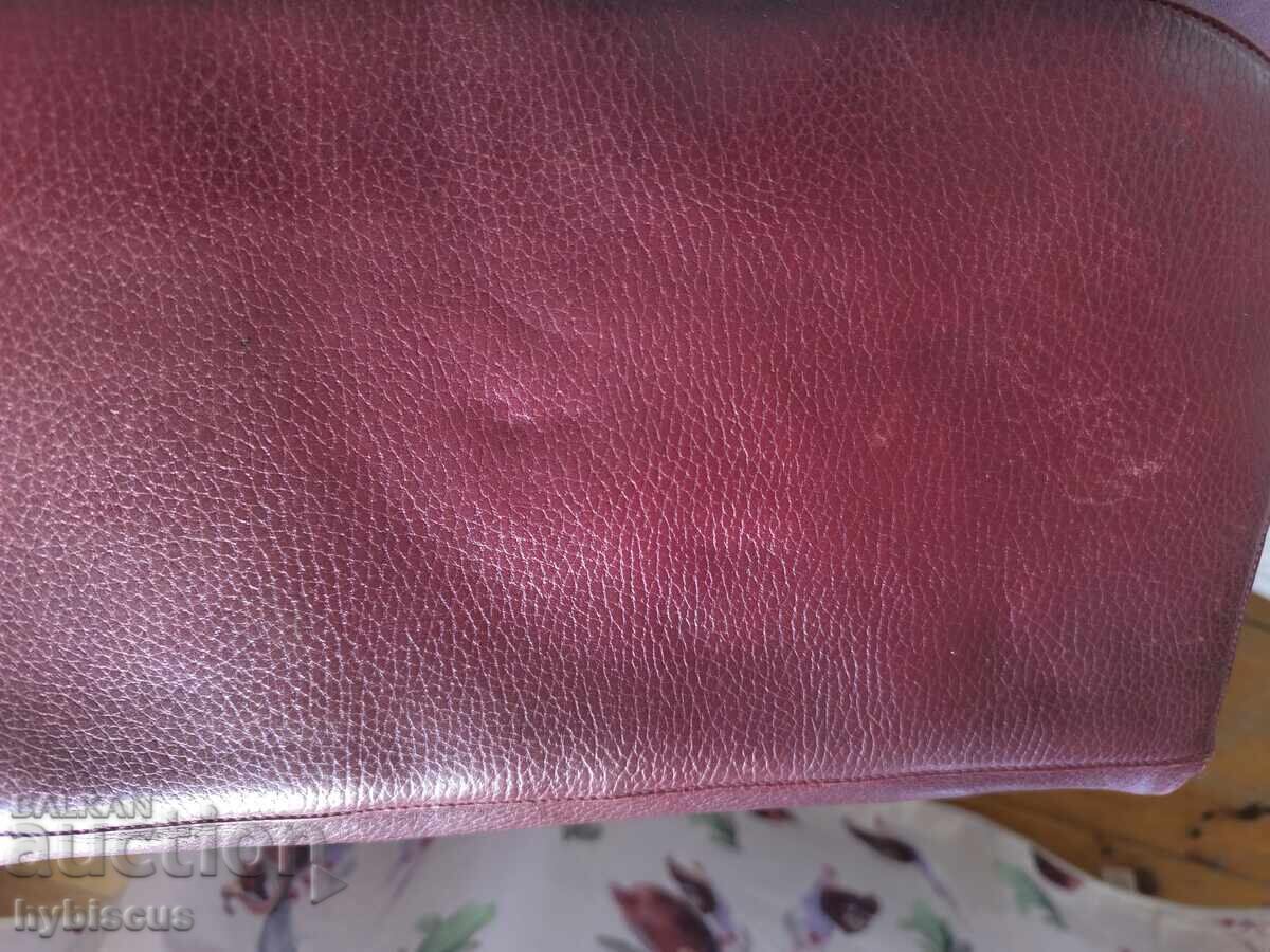 Original Cartier leather bag made in France - 7