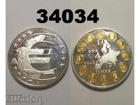 Μετάλλιο EURO 10 ans years jahre