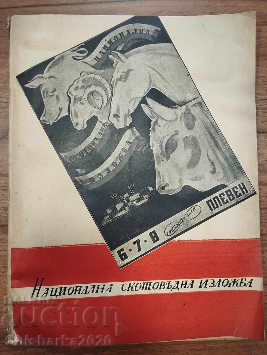 Rare! NATIONAL LIVESTOCK EXHIBITION 1946 PLEVEN