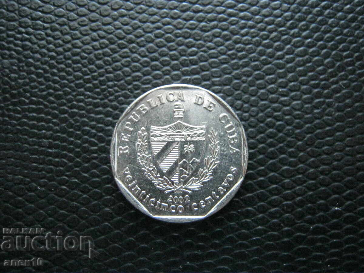 Cuba 25 centavos 2002 p cu preț € 0.25 | 0.49 BGN Cuba 25 centavos 2002 p cu preț € 0.25 | 0.49 BGN