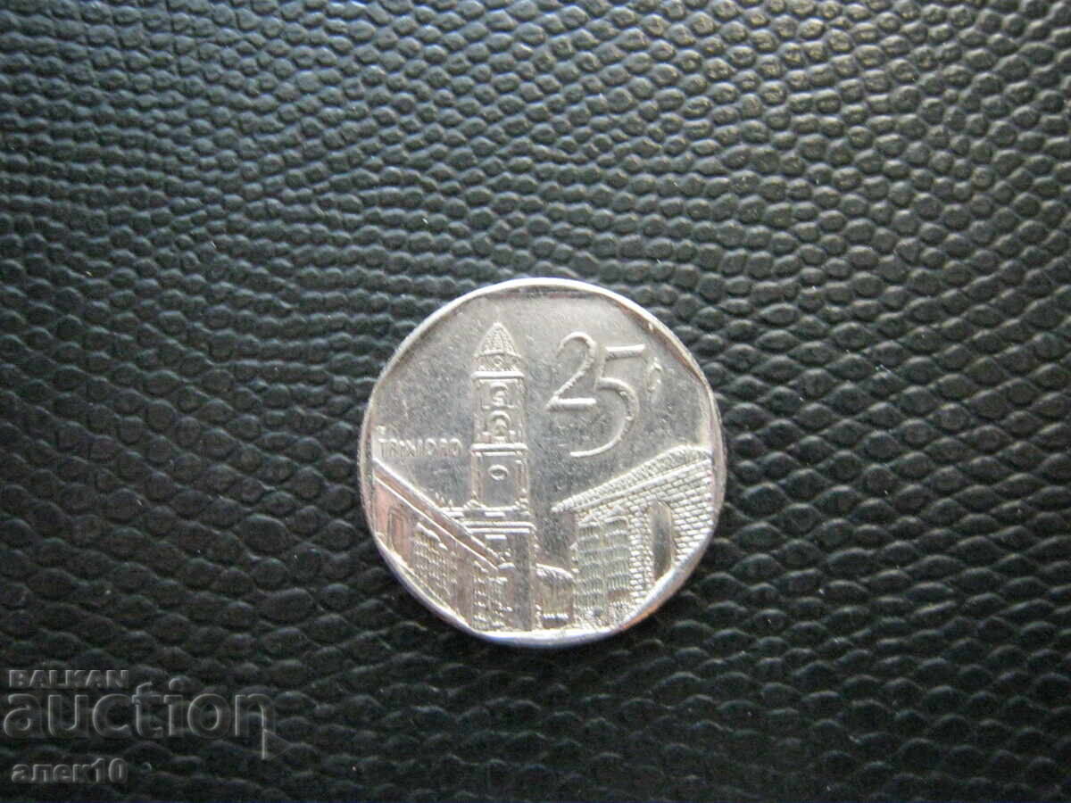 Cuba 25 centavos 2003 P