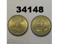 Caraibe de Est 5 cenți 1965