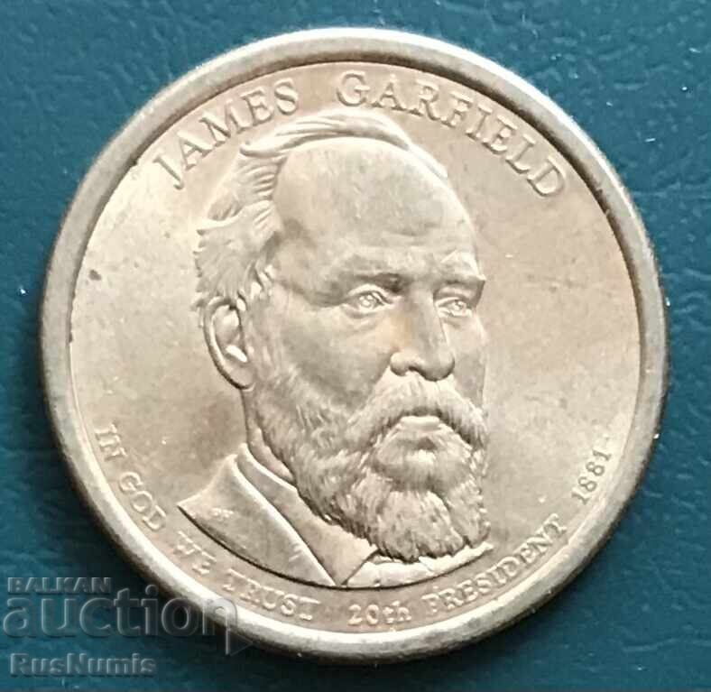 SUA. 1 dolar 2011 (D). James Garfield