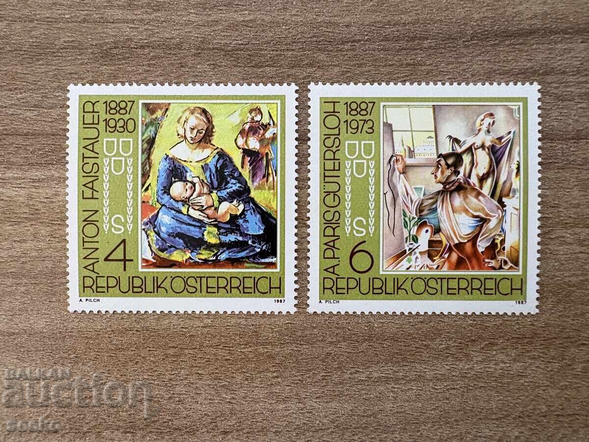 Austria - 100 de ani de la nașterea artiștilor... (1987) MNH Austria - 100 de ani de la nașterea artiștilor... (1987) MNH