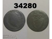 Ιρλανδία 1/2 πένα 1760 St. Patrick's (Φαλκονέρι) - Αντίγραφο