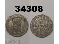 Fals! Saxe-Meiningen 6 kreuzer 1840 Germania
