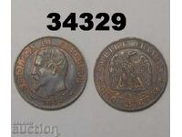 Γαλλία 5 σαντίμ 1855 A "AU"