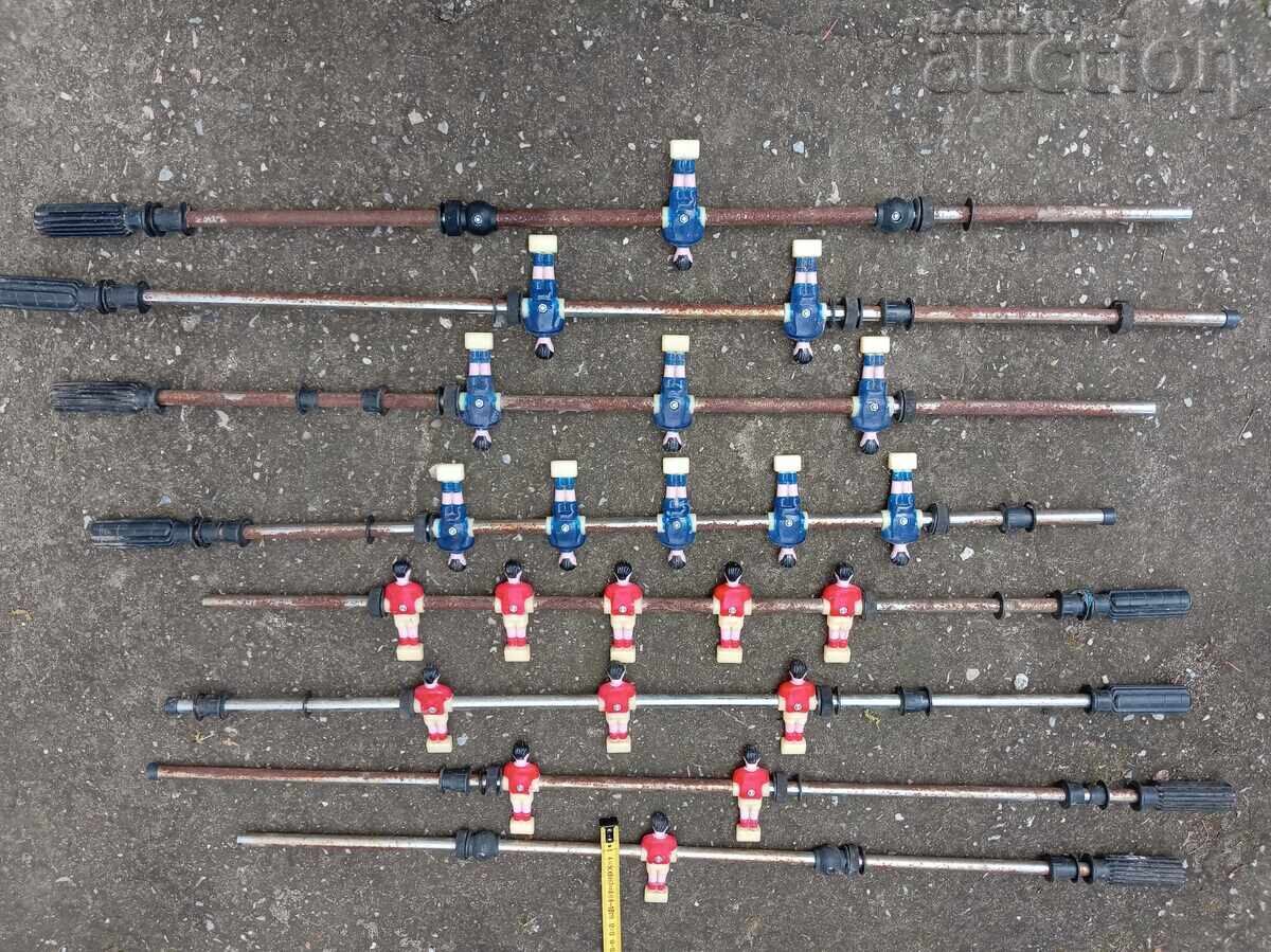 Auction  Levski and CSKA figures from 70s FOOSBALL table football game