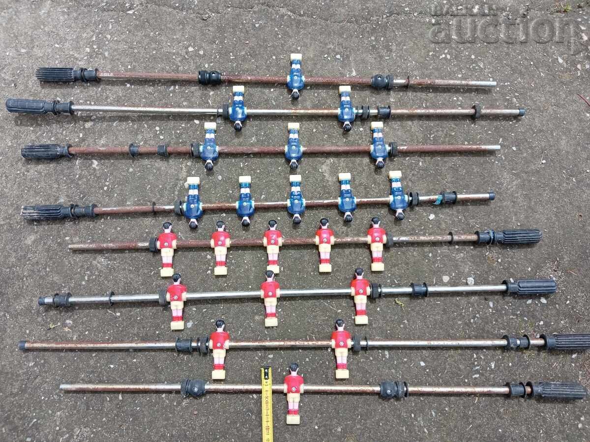 Levski and CSKA figures from 70s FOOSBALL table football game - 5