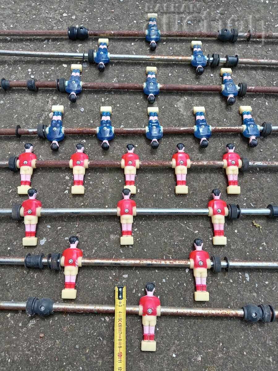 Levski and CSKA figures from 70s FOOSBALL table football game - 7