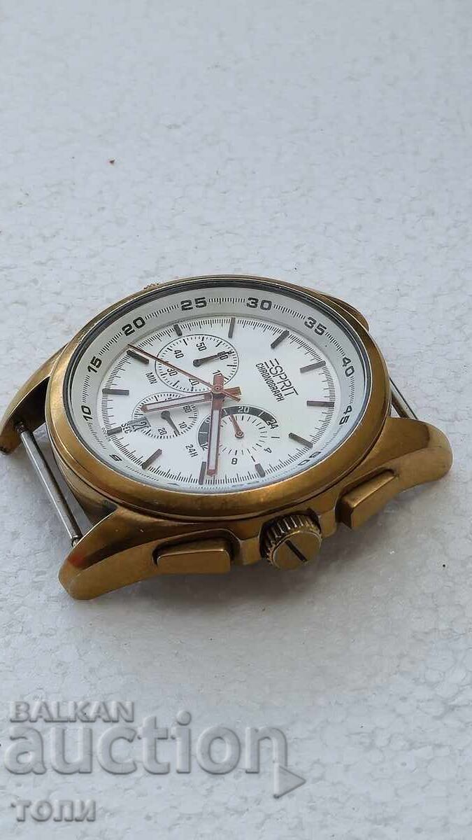 Доставка на ESPRIT CHRONOGRAPH QUARTZ РЯДЪК РАБОТИ БЕЗ ГАРАНЦИЯ БЗЦ  !!!