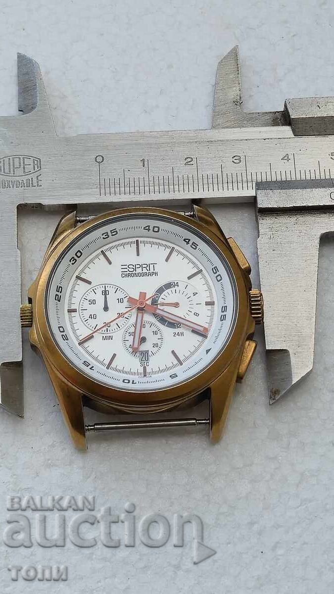 ESPRIT CHRONOGRAPH QUARTZ РЯДЪК РАБОТИ БЕЗ ГАРАНЦИЯ БЗЦ  !!! - 6